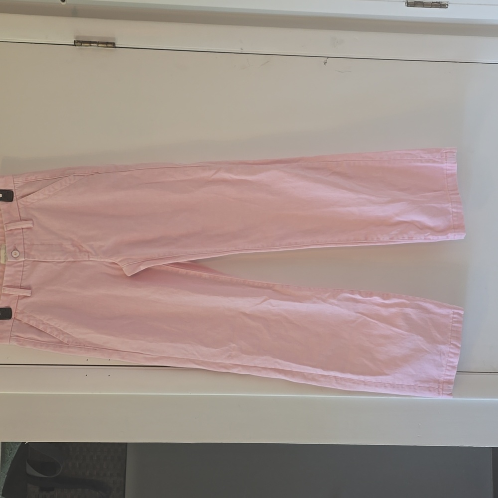 Favorite Daughter The Taylor Trouser Low Rise Pants, Ballet Pink, Sz. 26, GUC